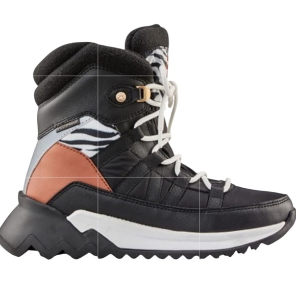 Cougar Steez Waterproof Cold Weather Zebra Boots Size 6 - Picture 1 of 9